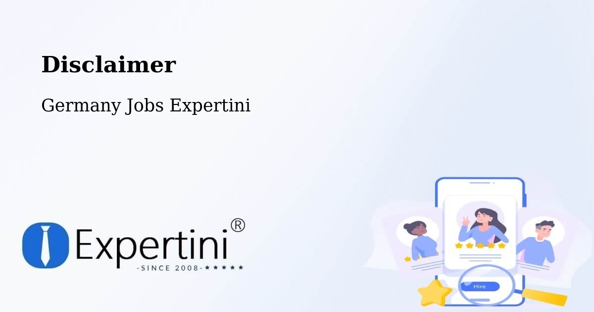 Disclaimer – Herzogenaurach - Germany Jobs Expertini