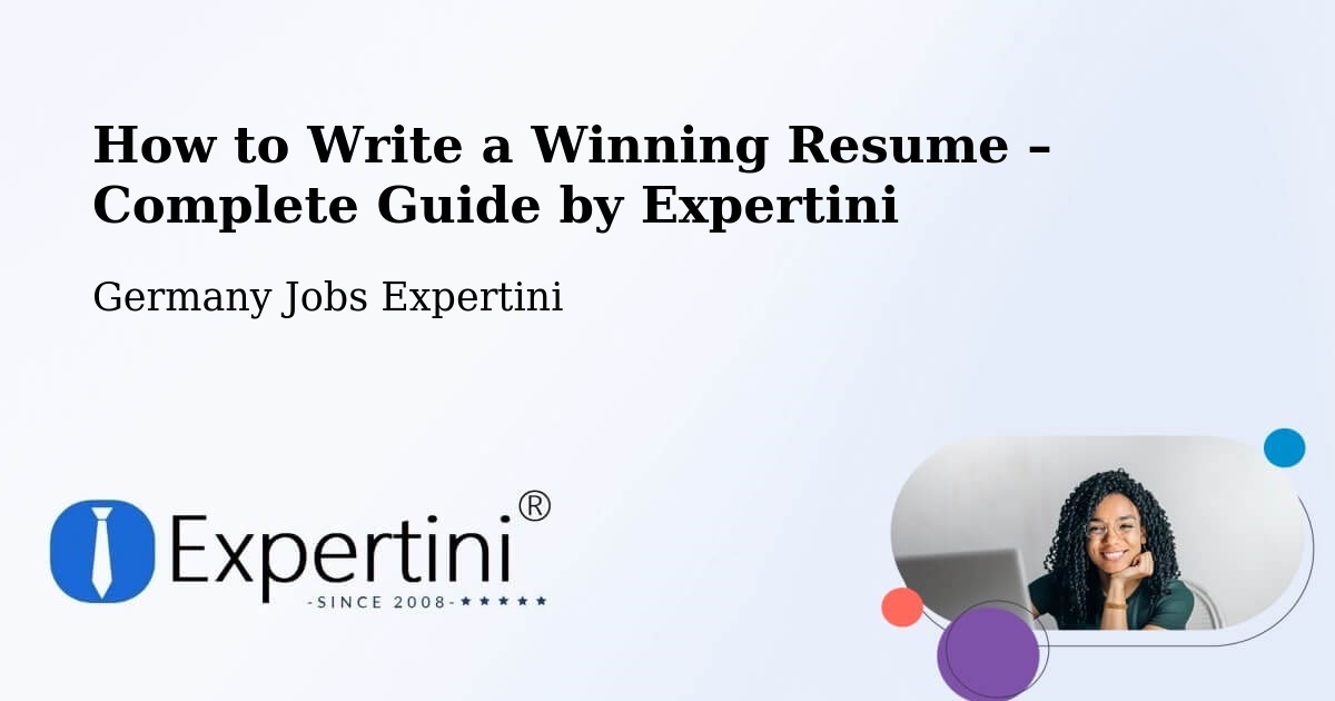 Resume Writing Guide for Job Seekers – Herzogenaurach - Herzogenaurach, Germany Jobs Expertini